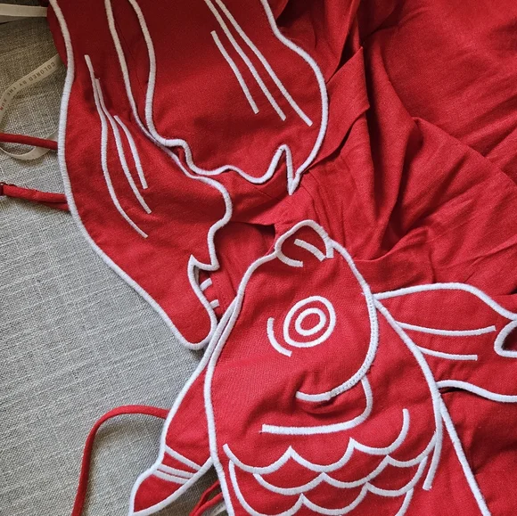 Farm Rio Red Fish Top Maxi Dress - Picture 5 of 9